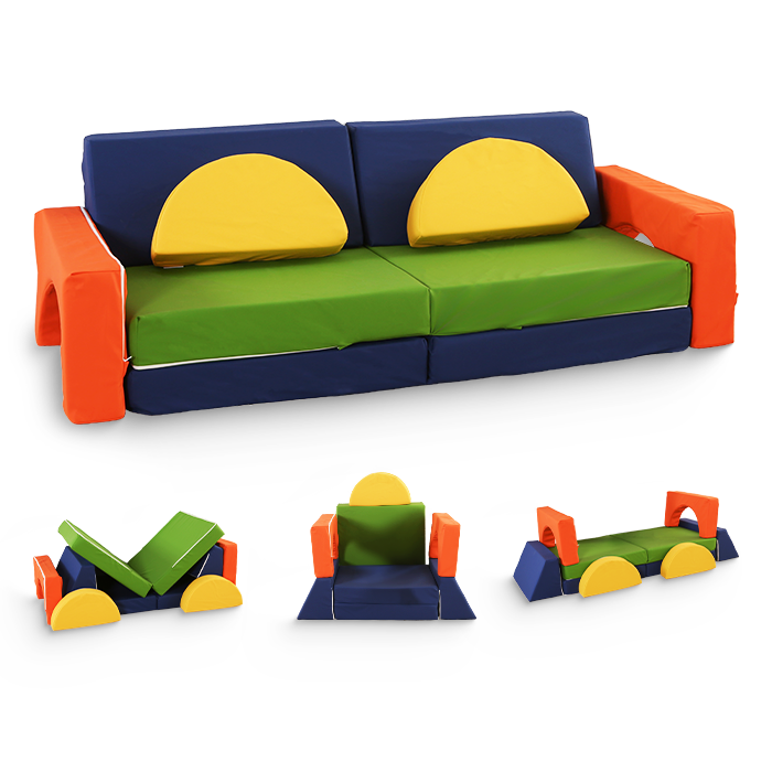 ComfortCushionsDivano da gioco per bambini - Set da 10 pezzi per zona notte e zona gioco - .de